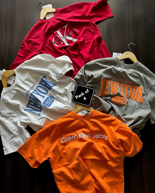 Calvin Klein Premium T-shirt Pack Of 4 Only Rs 1299 🛒